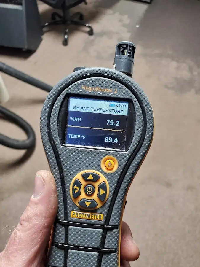Moisture meter humidity assessment for Fire & Smoke Damage Restoration in West Monroe